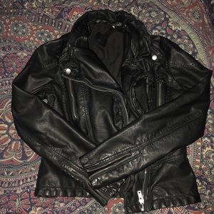 Free People faux leather jacket